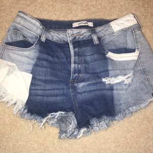 Denim shorts